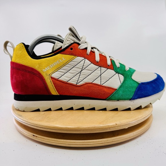 Merrell Alpine 83 Sneakers Men's 9 Multicolor Suede Retro Shoes Colorful - Picture 4 of 7